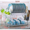 2 Layer Kitchen Dish Rack Stainless Steel arohishop